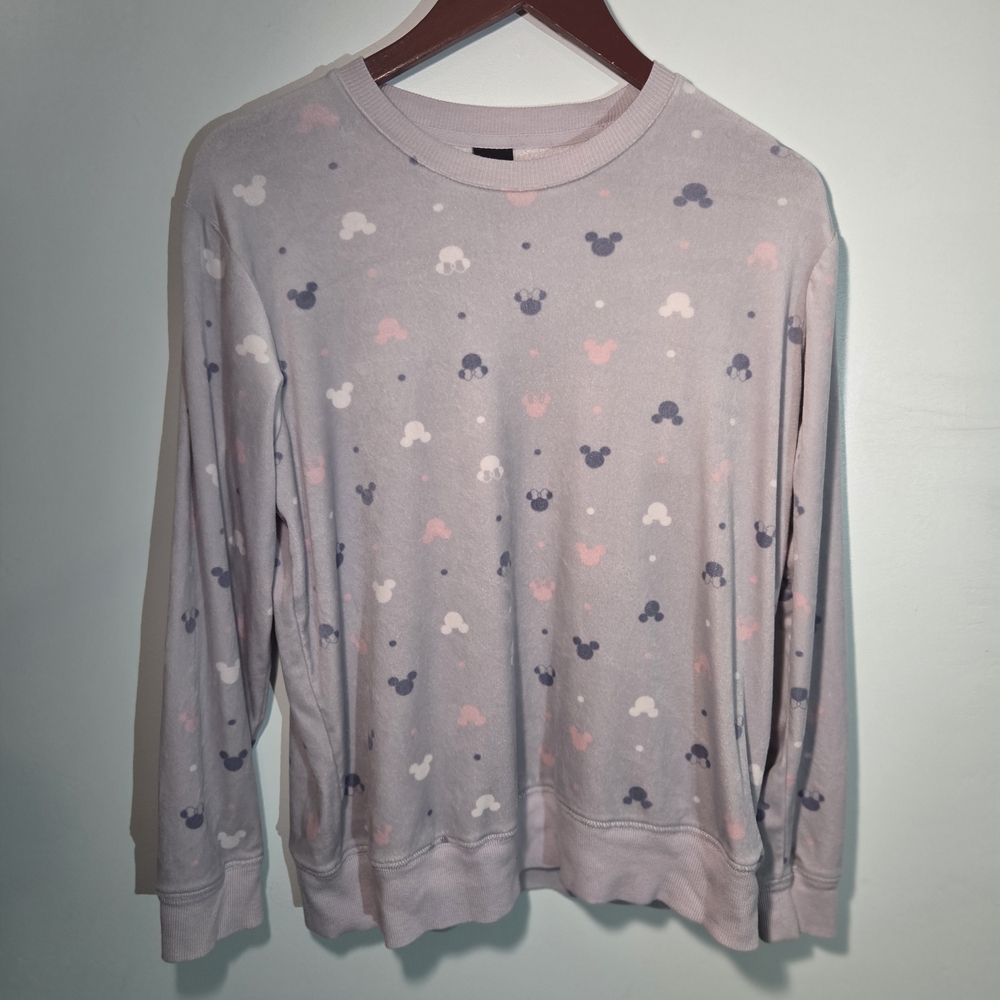 Womens Disney Minnie/Mickey Pajama Set